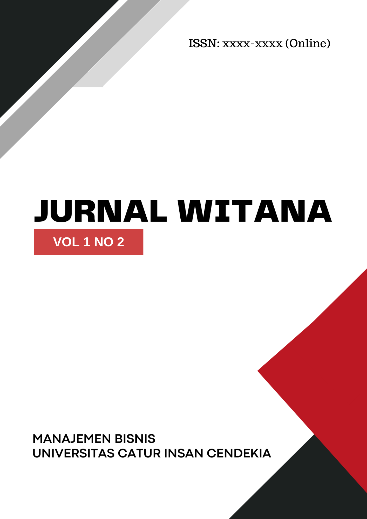 					View Vol. 1 No. 2 (2023): Jurnal Witana
				